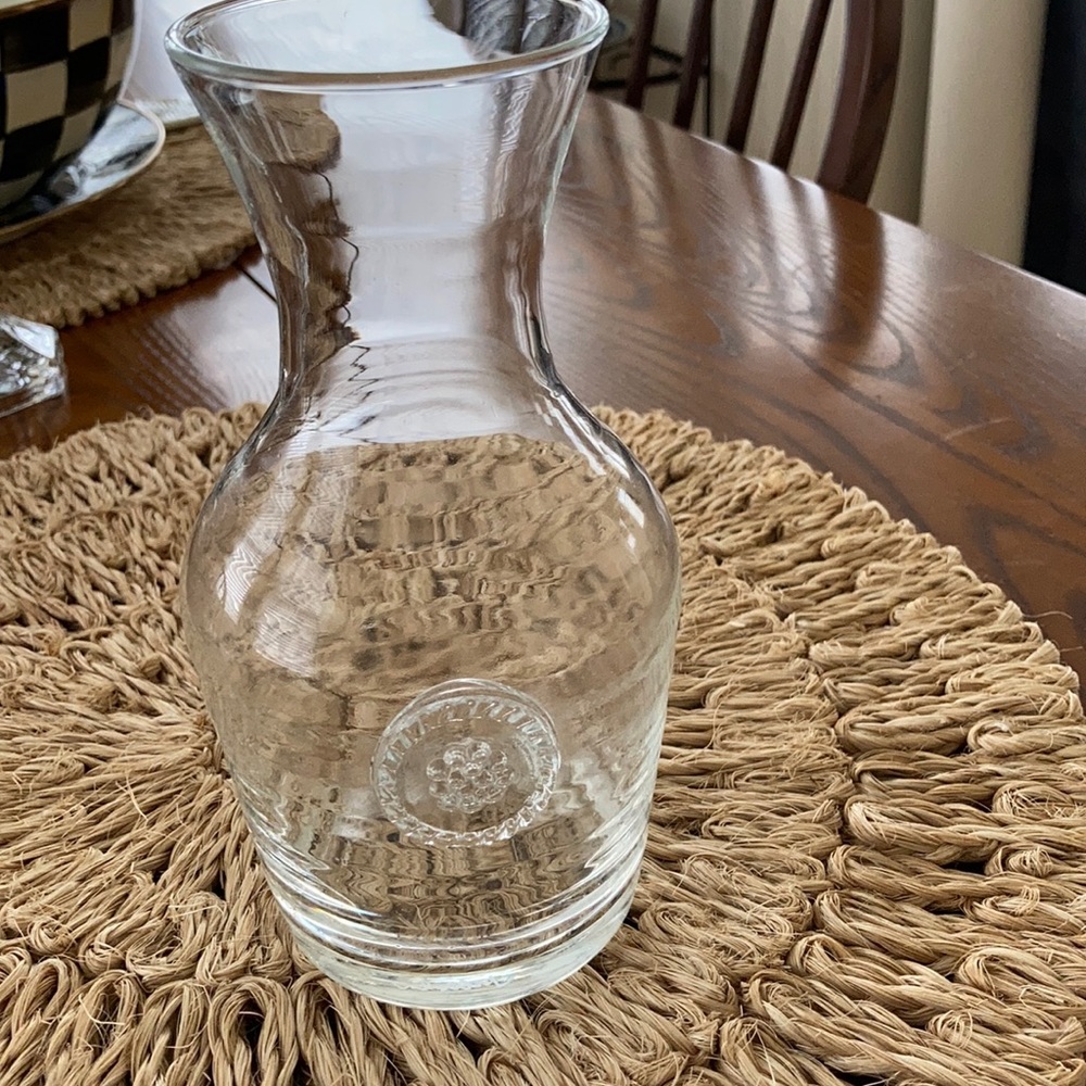 Juliska Berry and Thread wine carafe. Lovely piece